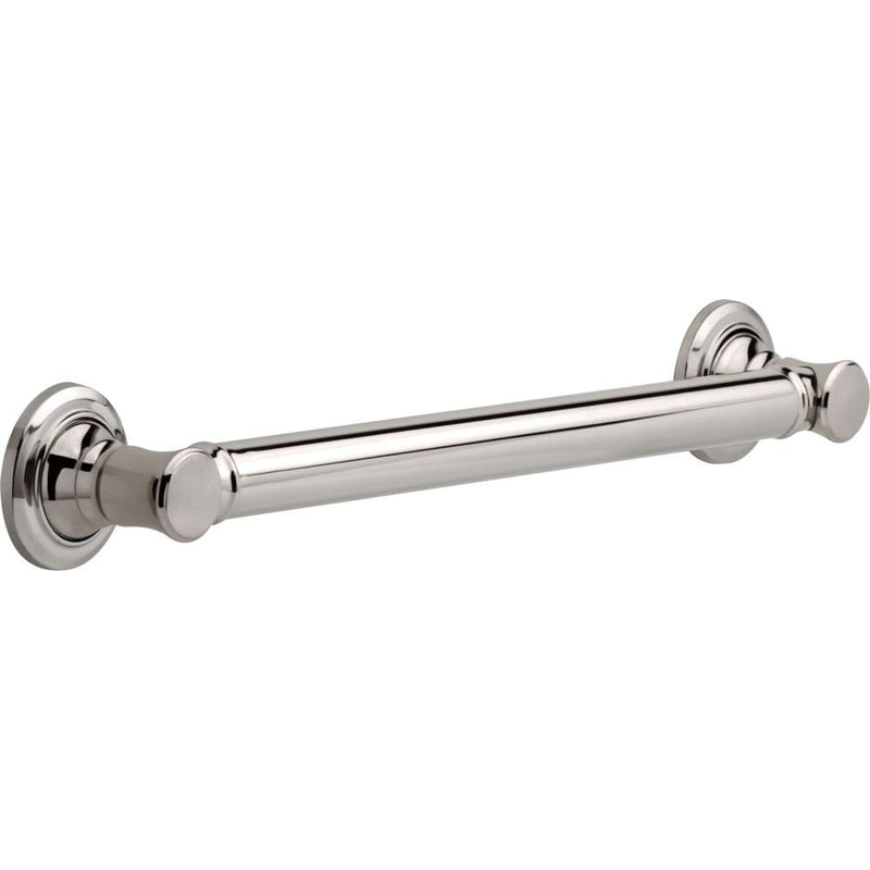 DELTA FAUCET 41618 Traditional Grab Bar, 18-Inch, Chrome 18 Inch Polished Chrome