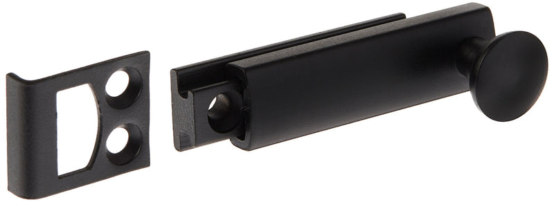 Deltana 2SBCS19 Hd Concealed Screw Solid Brass 2-Inch Surface Bolt Black