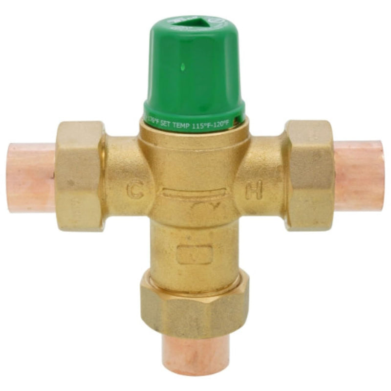 Mixing Valve, Forged Brass, 1 to 20 gpm