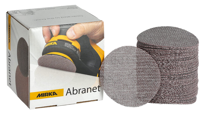 Mirka Abranet Grip Sanding Discs 3 Inch Grit 400 50 Pcs