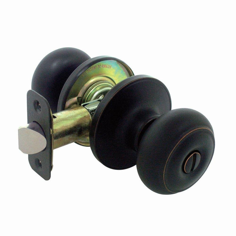 Defiant Hartford Aged Bronze Privacy Knob