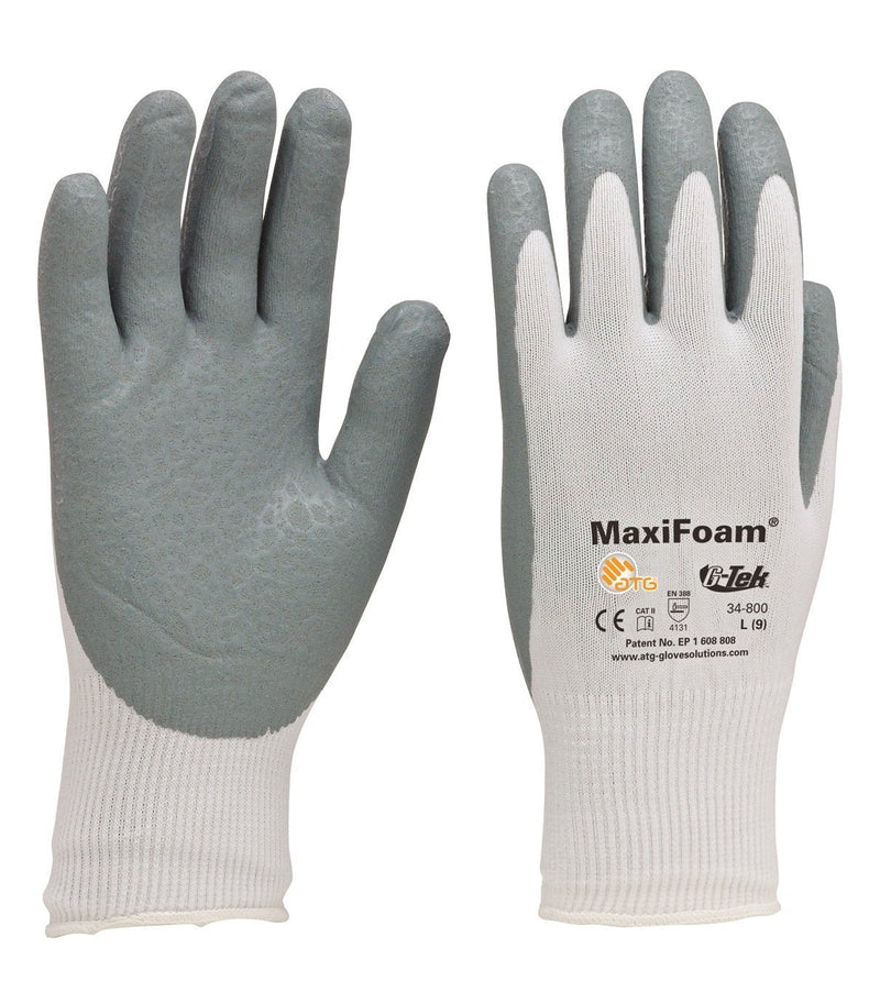 34-800/Xl Premium Gray Foam Nitrile Gloves 230731 Pip Glove