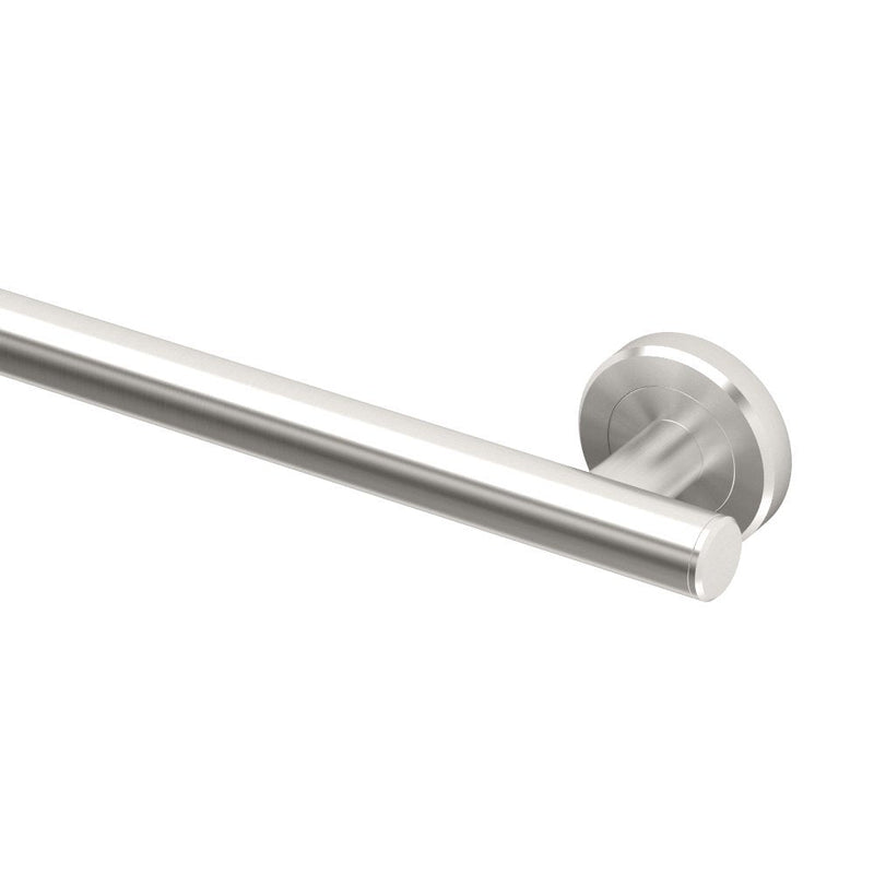 Gatco 889 Latitude II 24" Grip Bar, Satin Nickel / Wall Mounted Slim Grip Bar for Bathroom 24 Inch