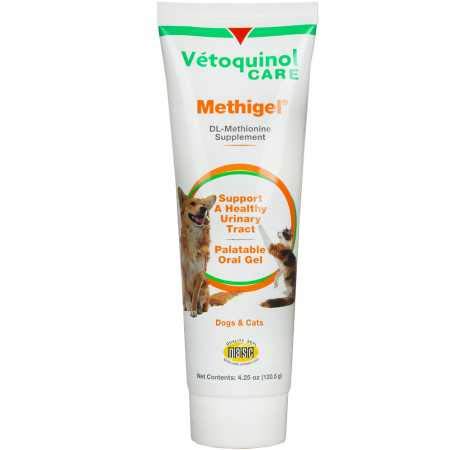 Vetoquinol Methigel Urinary Acidifier to Promote Urinary and Bladder Health for Dogs & Cats 4.25 oz - PawsPlanet Australia