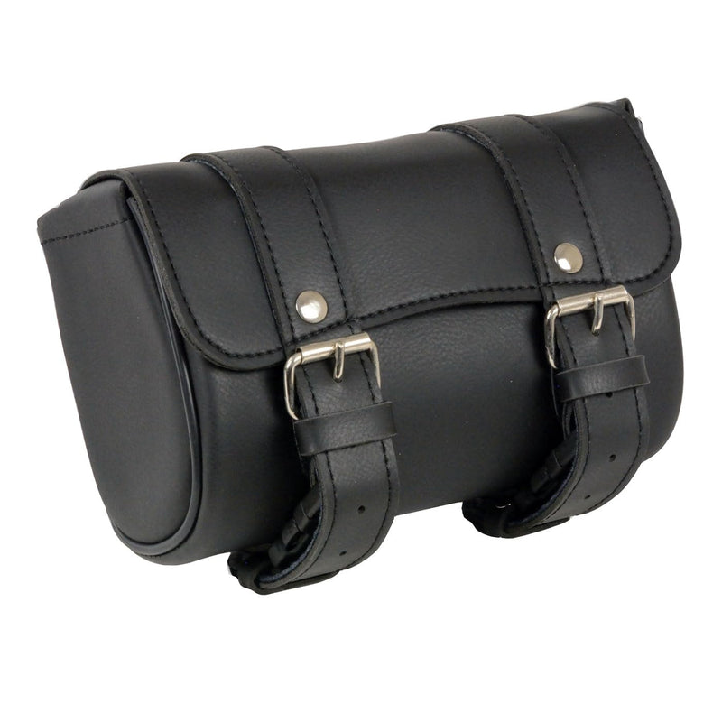 Milwaukee Leather SH62401 Black PVC Medium Motorcycle Tool Bag - One Size