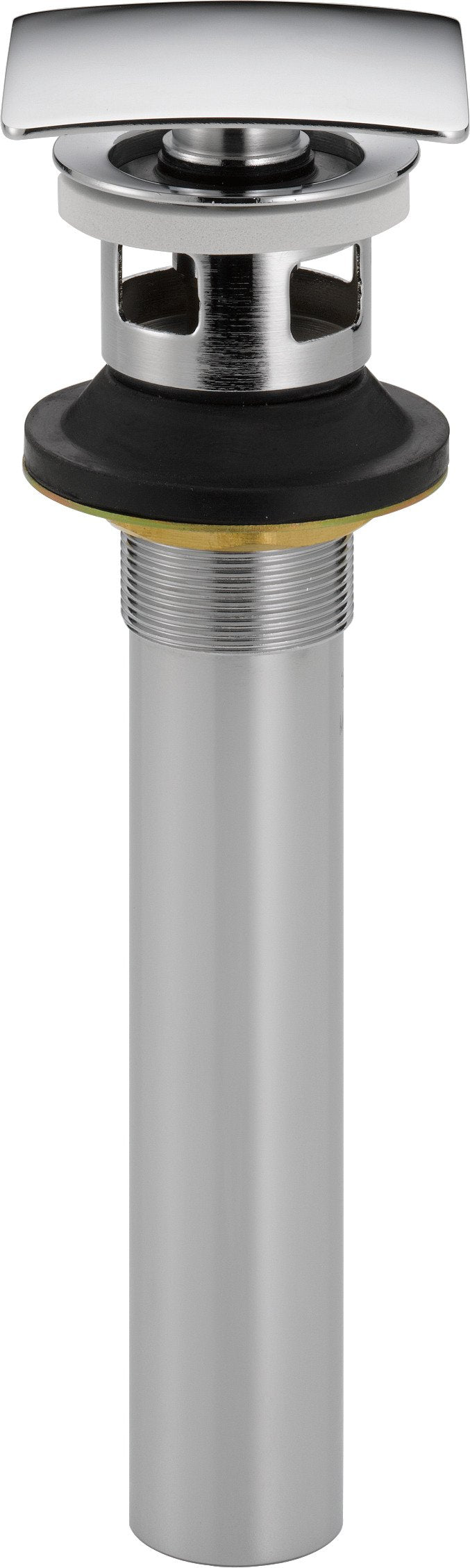 Delta Faucet 72175 Square Push Pop-Up with Overflow, Chrome (Pack of 1)