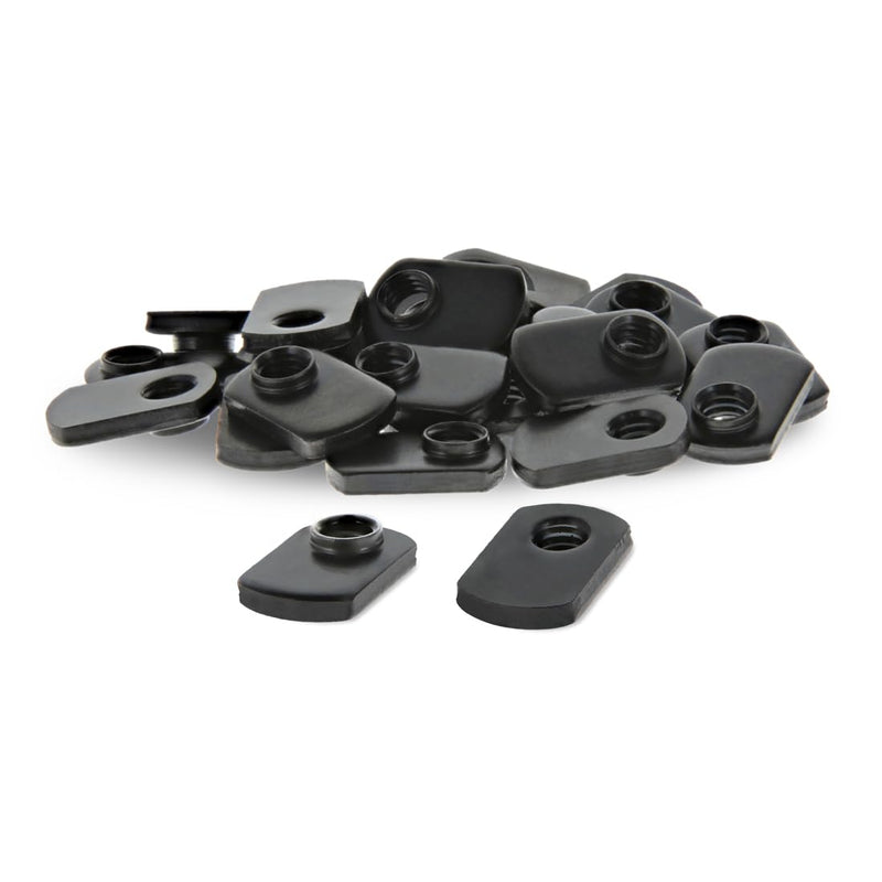 8020, 3278, 15 Series 5/16-18 Offset Threaded Slide in Economy T-Nut Steel T-Slot Accessories for 80/20 Aluminum Extrusion Hardware Nuts (25 Pack) 25