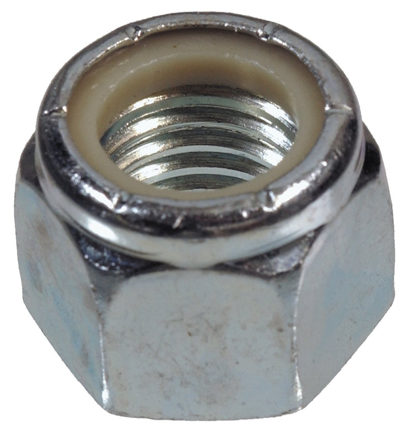 44898 M12-1.25 Fine Pitch Nylon Insert Stop Nut, 10-Pack