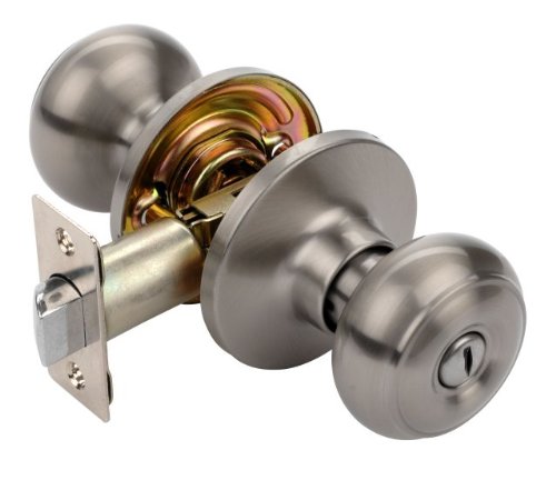 Dynasty Hardware V-SIE-30-US15 Sierra Privacy Door Knob, Satin Nickel