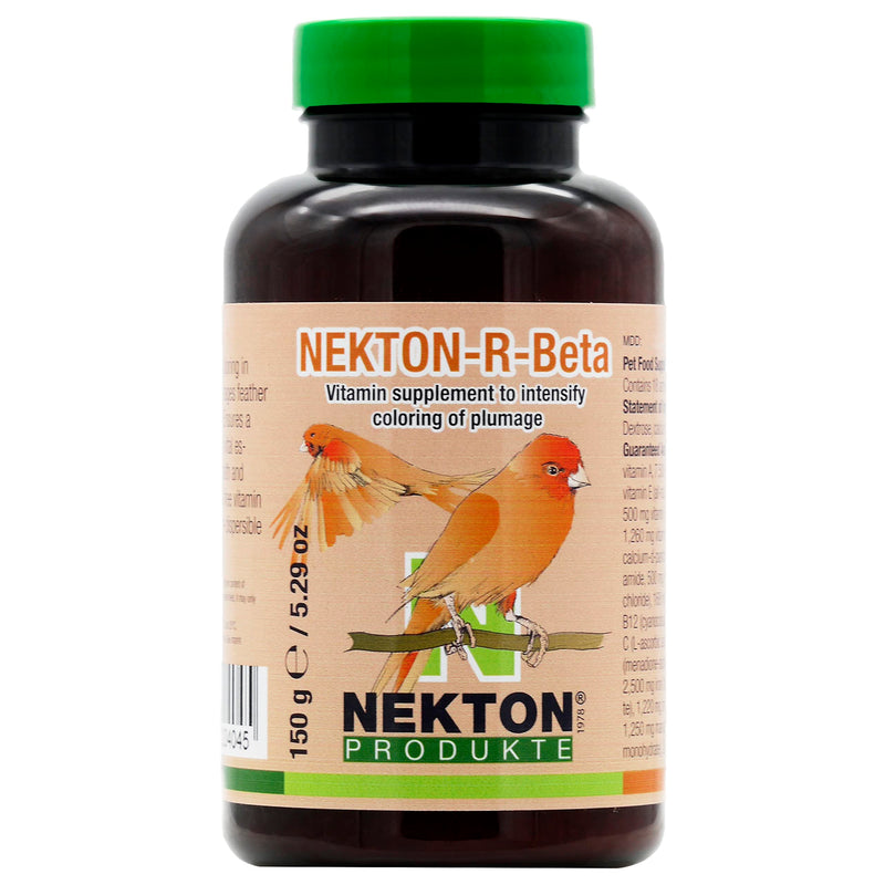 Nekton R-Beta Enhances Pink Color in Birds, 150g / 5.29oz 150gm / 5.29oz - PawsPlanet Australia