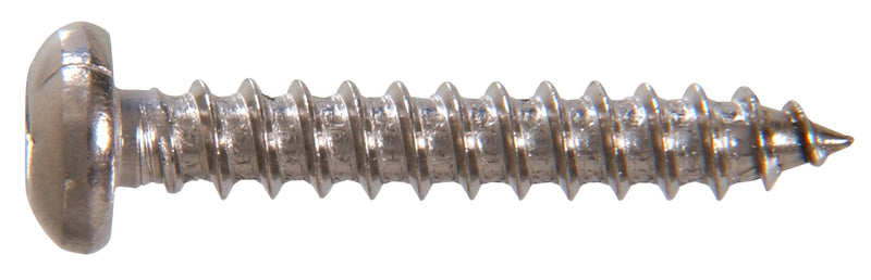 The Hillman Group 70921 12 X 1-1/2-Inch Stainless Steel Pan Head Square Drive Sheet Metal Screw, 100-Pack