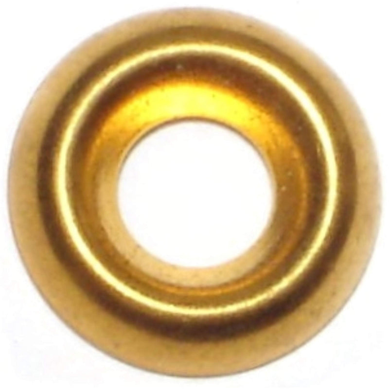 014973436605 Finishing Washer Brass, #8, Piece-160
