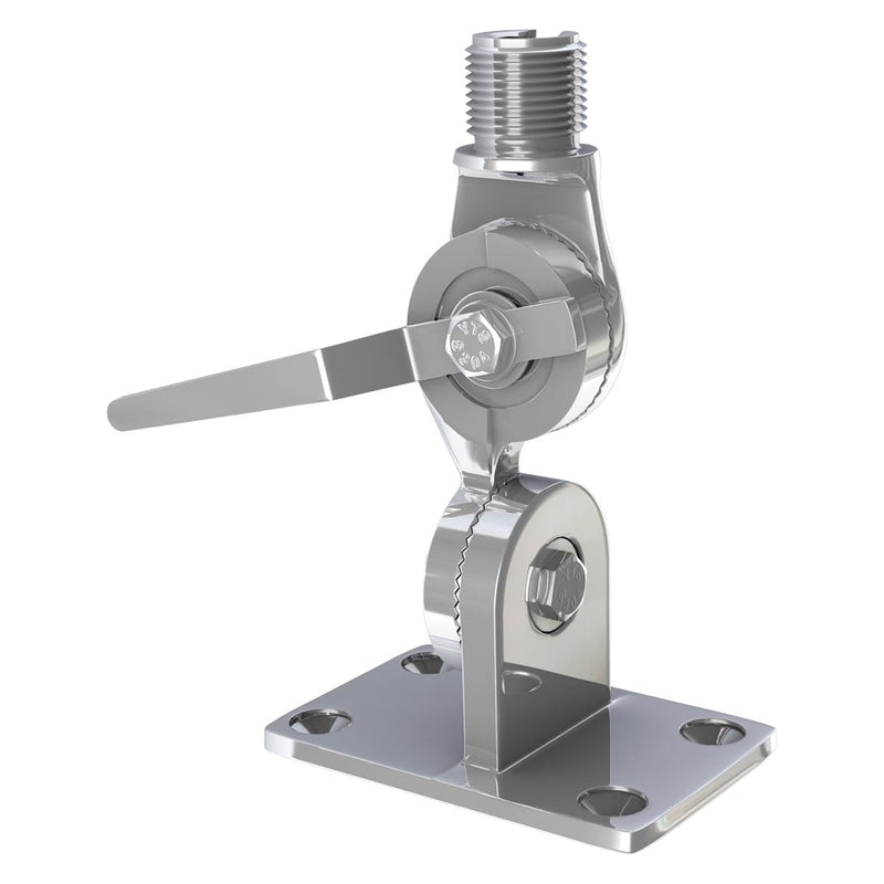 Shakespeare Ratchet Mount Shakespeare 4187-BX Ratchet Mount, Stainless Steel w/Handle,