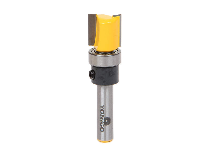 YONICO Flush Trim Router Bit 1/2-Inch Hinge Mortise 1/4-Inch Shank 14169q 1/4 inch 1/2" Length - 1/2" Width - 1/4" Shank