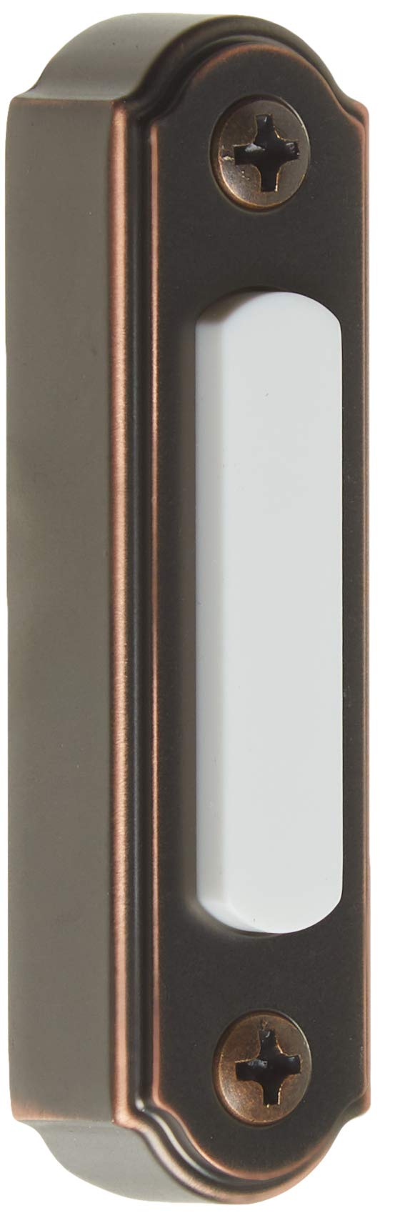 Heath Zenith SL-257-02 Wired Push Button, Oiled-Rubbed Bronze 1 Pack