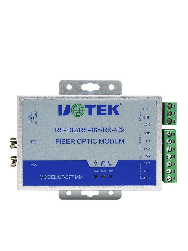 UOTEK UTEK UT-277MM-ST RS-232/422/485 to Optical Fiber Media Converters