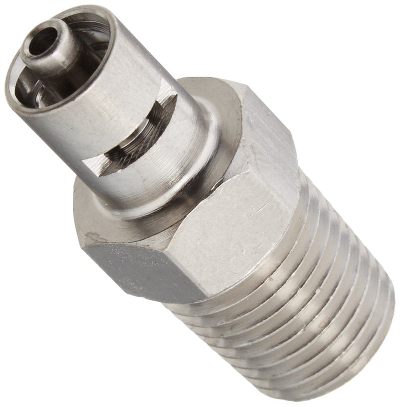 Techcon Systems Techon Systems 918-006-000 Cartridge Accessory, Needle Adapter, 1/4" NPT to Male Luer Lock, Brass