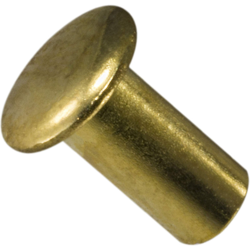014973224967 Tubular Rivets, 1/8 x 1/4, Piece-72, Gold 1/8 x 1/4-Inch