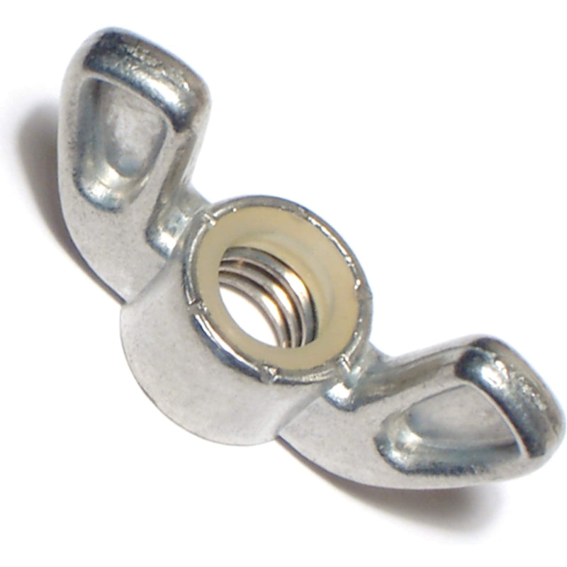 Hard-to-Find Fastener 014973285821 Nylon Insert Wing Nuts, 3/8-16, Piece-10