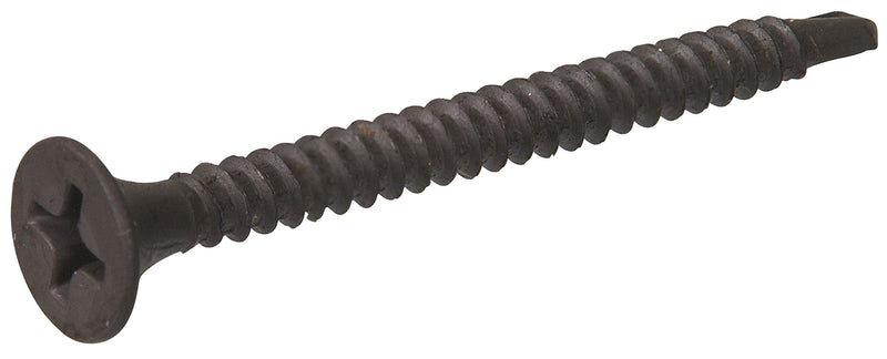 The Hillman Group 39556 8 x 3-Inch Self Drilling Phillips Drywall Screw, 100-Pack,Black Phosphate