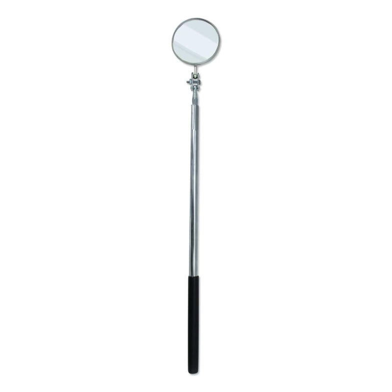 Ullman Devices C-2ML Circular Magnifying Telescoping Inspection Mirror with Extra Long Handle, 2-1/4" Diameter