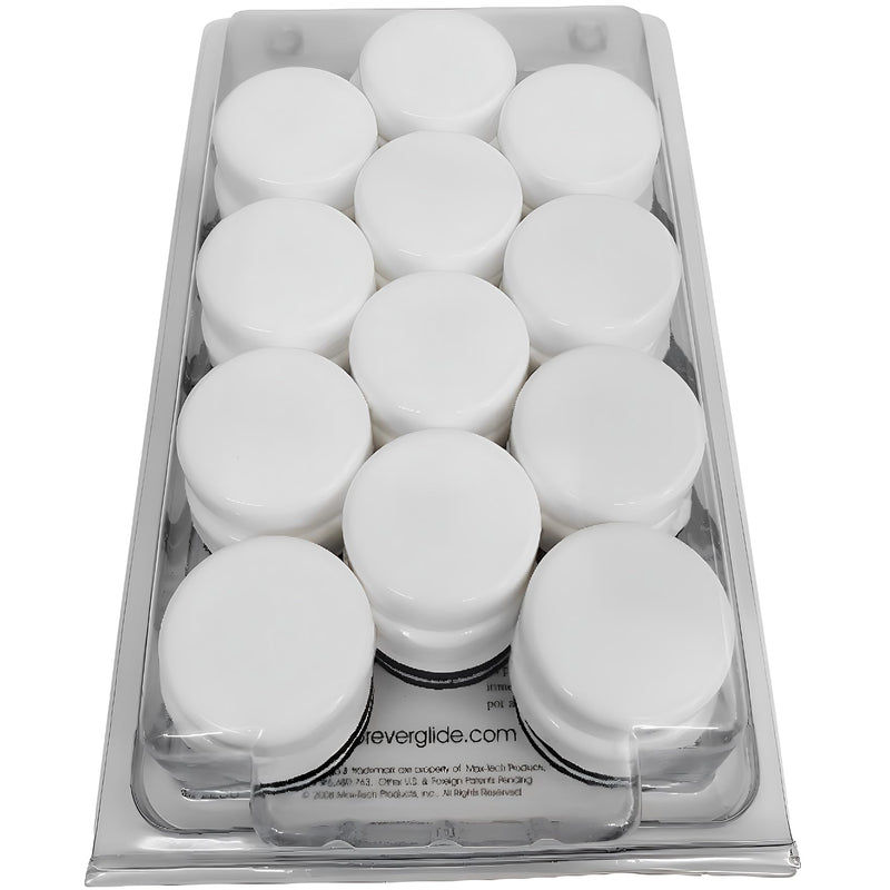 Forever Glides Wrought Iron Patio Furniture Feet Cap Glides and Outdoor Table and Chair Leg Floor Protector Pads - 1.5 Inch - 24-Pack - White White-1.5 1-1/2"