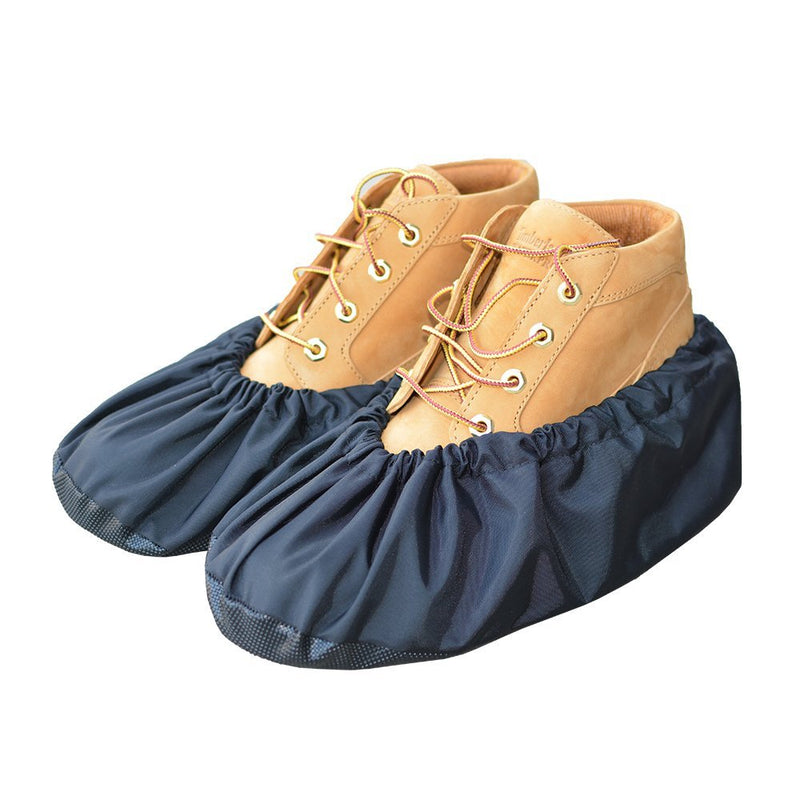 Premium Reusable Shoe and Boot Covers for Contractors - 1 Pair, Non-Slip, Black, Large - NewNest Australia