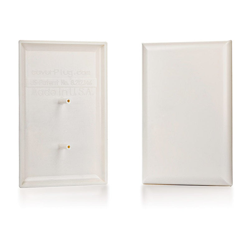 The COVERPLUG 2-Pack Paintable Electrical Outlet Cover