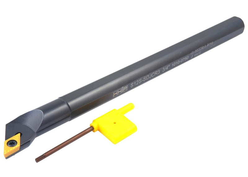 HHIP 1010-0750 SDJCR 12-3 Indexable Boring Bar 10" OAL, 3/4" Shank 12 3 Boring Bar Style
