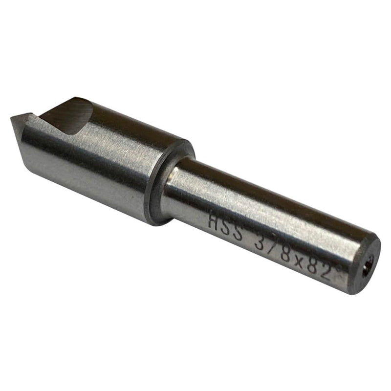 HHIP 2001-0375 3/8 Inch Single Flute 82 Degree HSS Countersink 3/8" - 82° HHIP High Speed Steel (HHIP)