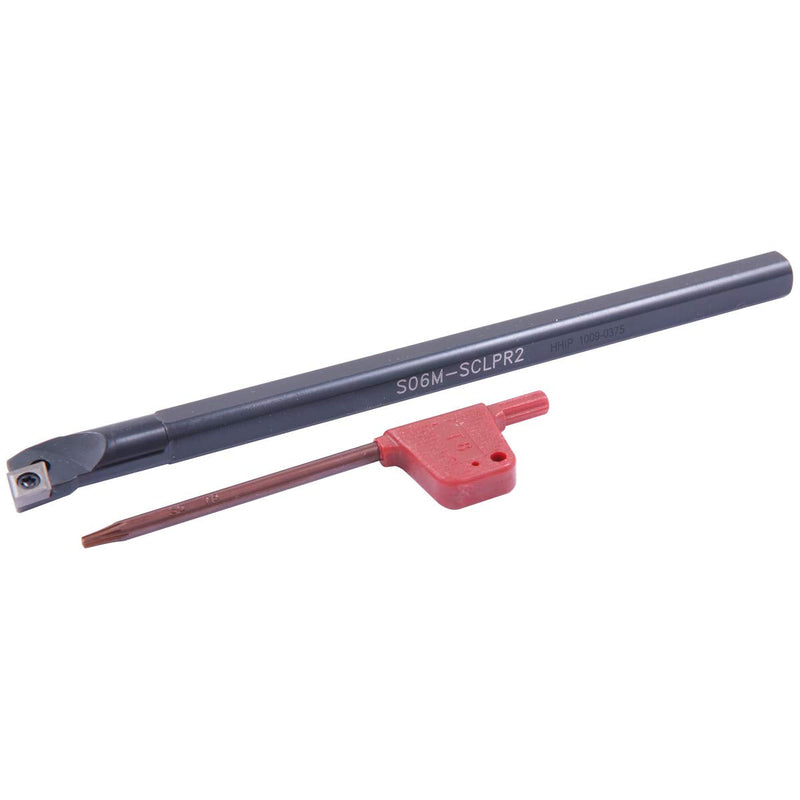 HHIP 1009-0375 SCLPR 06M/R2 Indexable Boring Bar 6" OAL, 0.375" Shank 6M2 Boring Bar Style