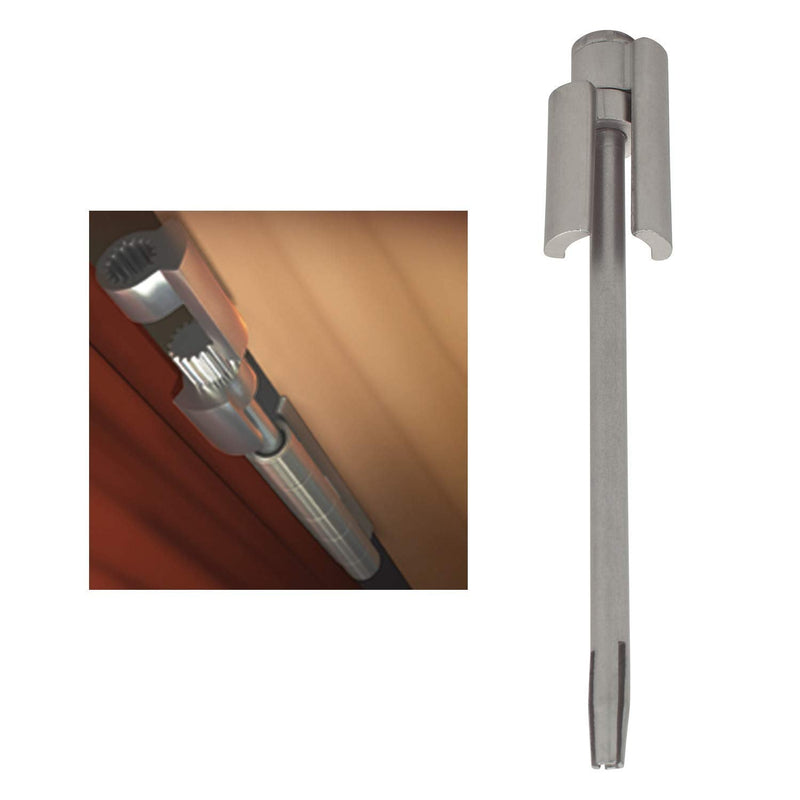 Nuk3y Door Saver 2 II Hinge Pin Stop Fits All 3" to 4-1/2" Residential Hinges (Satin Nickel) Satin Nickel