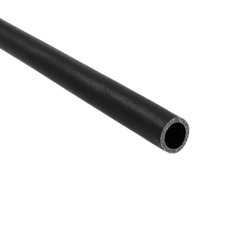 Trim-Lok Hollow Tubing, Auto Fender Gap Seal, Bicycle Cable and Brake Hose Cover, Steel Wire Protector and Conduit, Home Duct O-Ring Replacement - .276” Outside DIA, 206” Inside DIA, 25’ Length 25 Feet