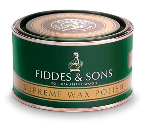 Fiddes & Sons Supreme Wax Polish for Furniture Doors, Floors, Cabinet Work, and Paneling, Stripped Pine