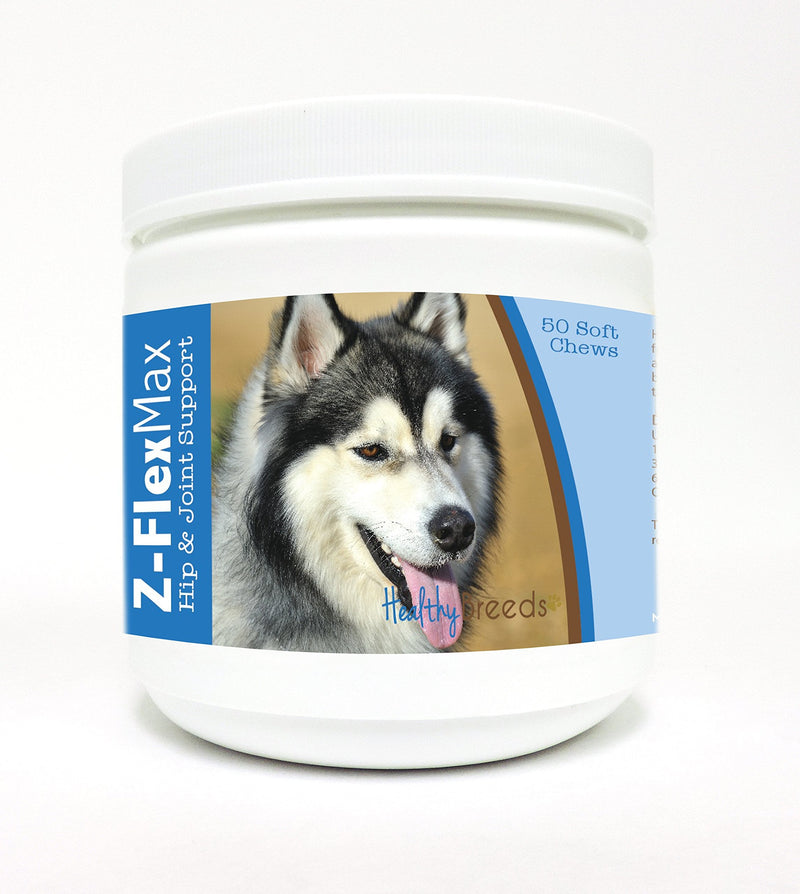 Healthy Breeds Siberian Husky Z-Flex Max Hip and Joint Soft Chews 50 Count - PawsPlanet Australia