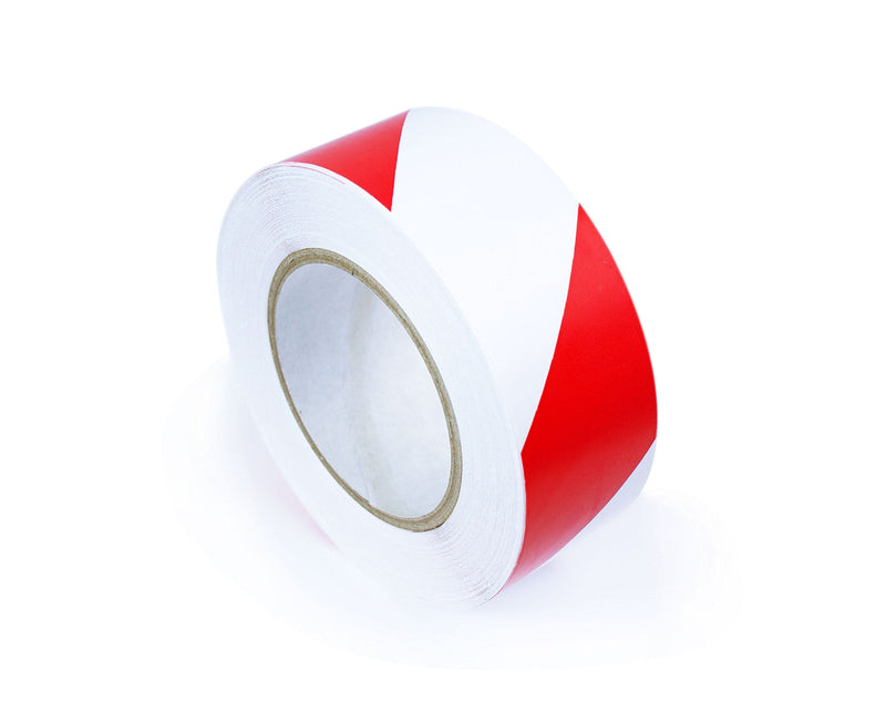Tapeline Floor Marking Tape (Red/White Hazard) Red/White Hazard