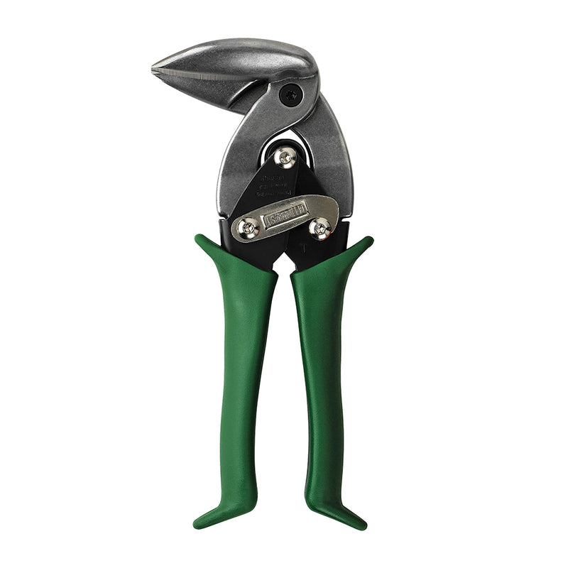 MIDWEST Aviation Snip - Right Cut Upright Tin Cutting Shears with Forged Blade & KUSH'N-POWER Comfort Grips - MWT-6900R Classic