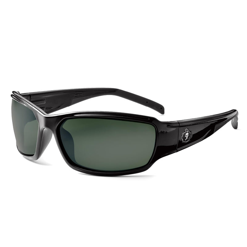 Ergodyne - 51071 Skullerz Thor Polarized Safety Sunglasses - Black Frame, Polarized G15 Lens Black Frame, G15 Lens