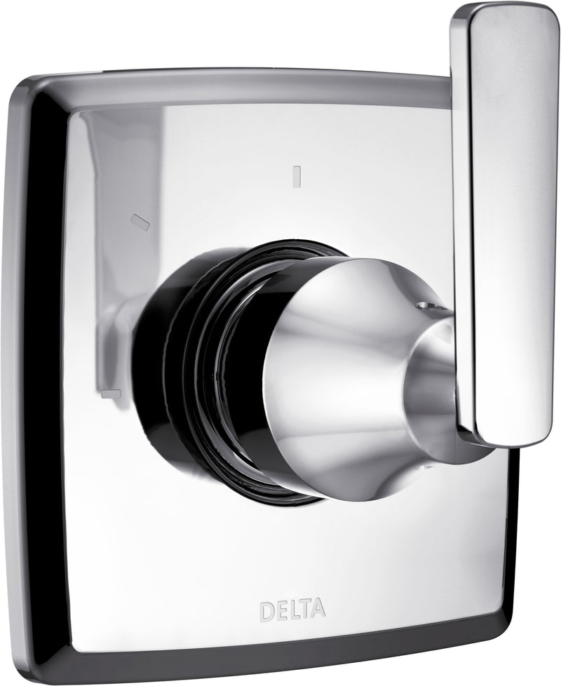 Delta Faucet Ashlyn 3-Setting Shower Handle Diverter Trim Kit, Diverter Valve Trim Kit Chrome, 3 Way Shower Diverter, Delta Diverter Trim, Chrome T11864 (Valve Not Included) 5.00 x 4.50 x 3.00 inches