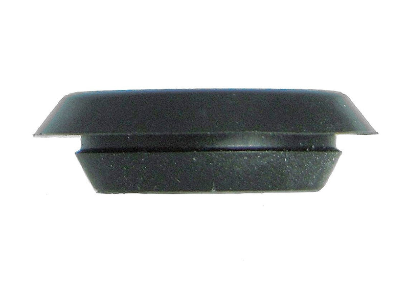 1 1/4" 1.25 inch Flush Mount Black Plastic Body and Sheet Metal Hole Plug Qty 10