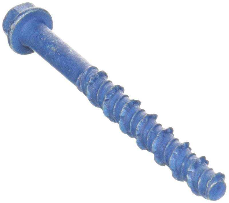 ITW Brands 24293 15 Pack, 5/16" x 3", Steel, Hex Washer Head, Large Diameter Tapcon Concrete Anchor