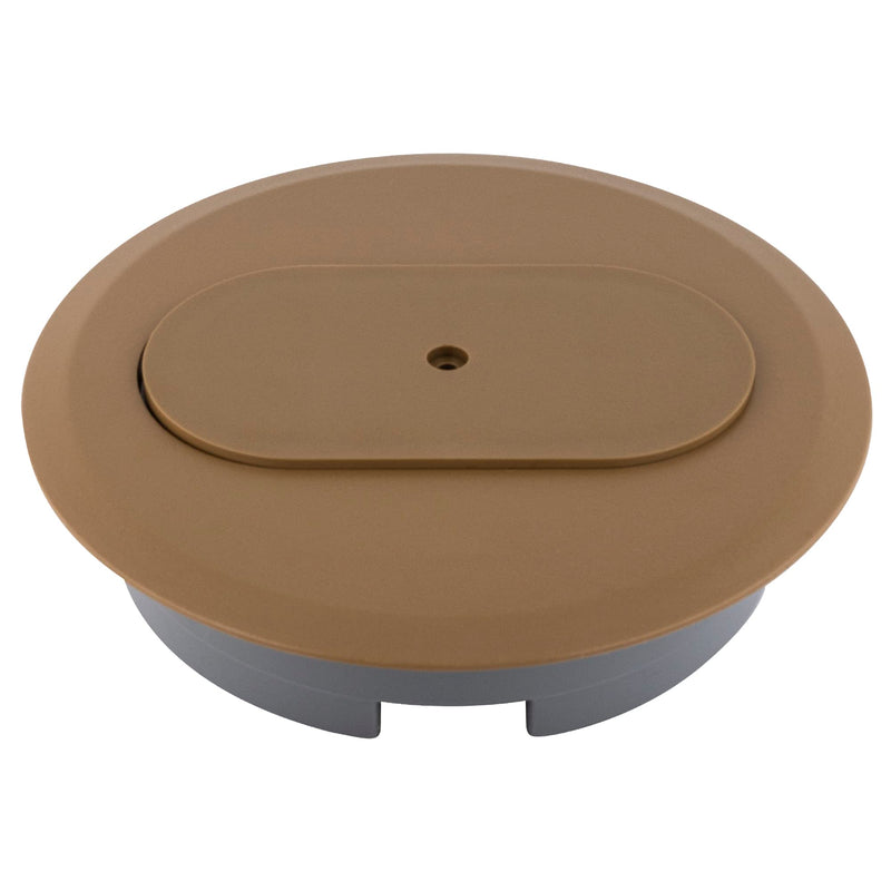 E97DSC Duplex Receptacle Flush Mount Carmel Cover