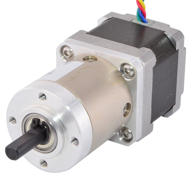 STEPPERONLINE 19:1 Planetary Gearbox Nema 14 Geared Stepper Motor 0.8APrinter Camera Robotics DIY CNC