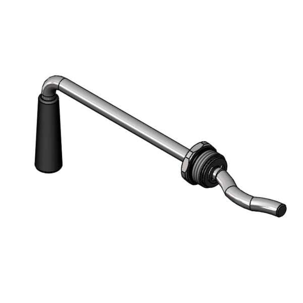 T&S Brass 010393-45XS Waste Valve Handle Assembly, Short Twist, Compact