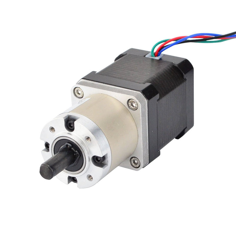 STEPPERONLINE 14:1 Planetary Gearbox High Torque Nema 17 Stepper Hobby DIY CNC Camera