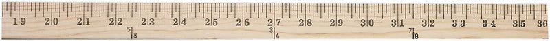 Wood Yardstick 36"-Tan