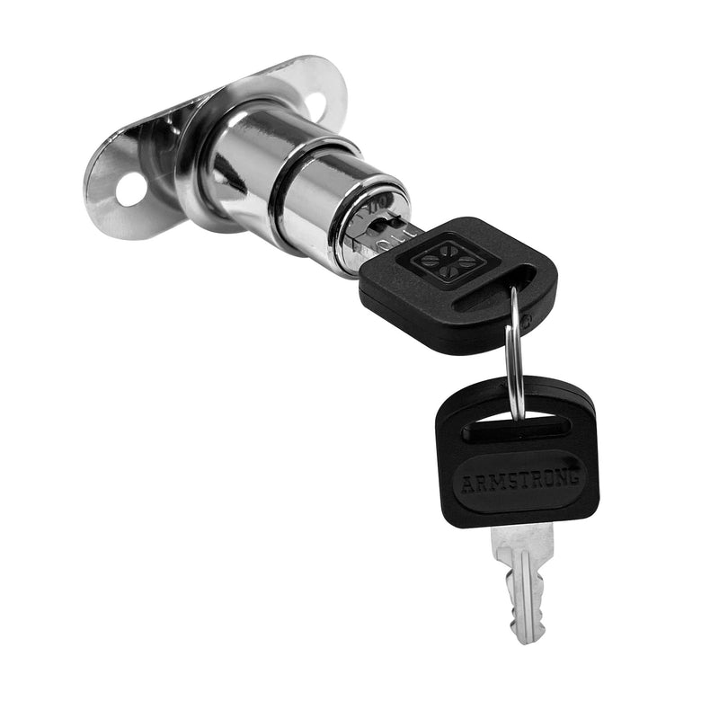C.R. LAURENCE LK54 CRL Nickel Plated Track Plunger Lock