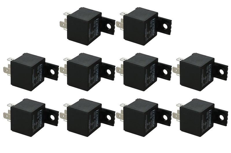 TEMCo Industrial 10 LOT CN0169 12 V 30 Amp Bosch Style S Relay SPDT Automotive 2 Year Warranty