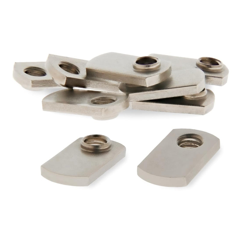 8020, 3678, 15 Series 5/16-18 Stainless Steel SS Slide in T-Nut with Offset Thread- T Slot Accessories for Aluminum Extrusion - Hardware Nuts (25 Pack) 25