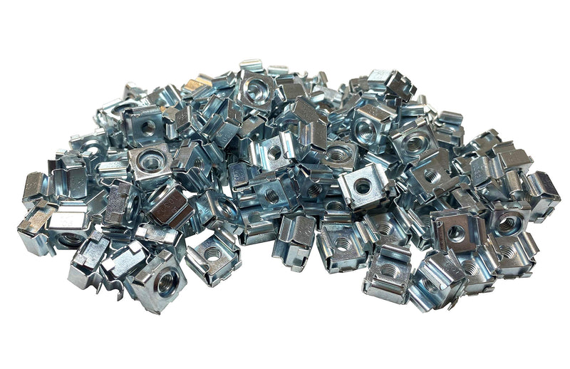 RackGold® Zinc 10-32 Cage Nuts 100 Pack - USA Made